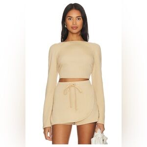 Lovers + Friends Langley Top/Skort Taupe